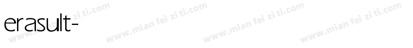 eras ult字体转换